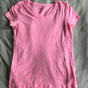 Kids Pink V-Neck